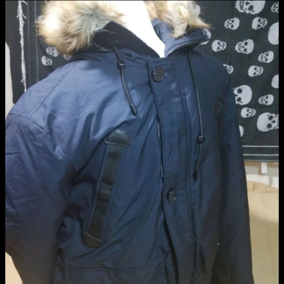 Zara Man oversized hooded Parka Sz XL - Picture 2 of 8